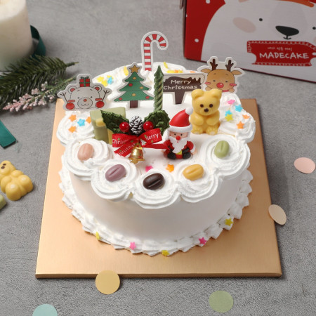 [NEW★크리스마스 예약주문특가! (10세트 이상 구매시)] X-mas (1호초코데코) 케이크 만들기세트