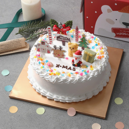 [NEW★크리스마스 예약주문특가! (10세트 이상 구매시)] X-mas (2호초코데코) 케이크 만들기세트