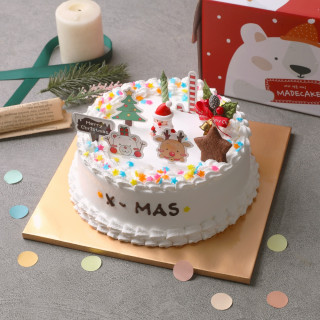 [NEW★크리스마스 예약주문특가! (10세트 이상 구매시)] X-mas (3호) 케이크 만들기세트